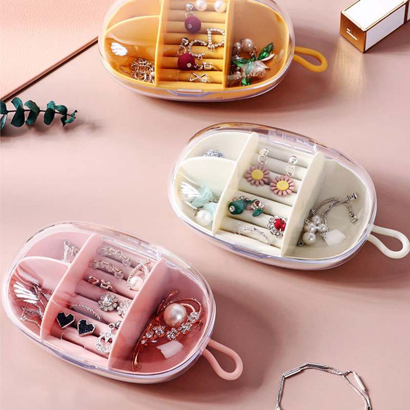 Earring and earring storage decorations Portable earring storage case ที่เก็บต่างหู&ตุ้มหู เครื่องประดับ ตลับเก็บต่างหูพกพา ที่เก็บต่างหู&ตุ้มหู เครื่องประดับ ตลับเก็บต่างหูพกพา