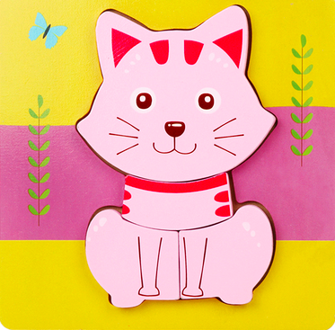 Jigsaw 3D -Cat  จิ๊กซอว์ไม้ 3 มิติ เสริมพัฒนาการ -แมว