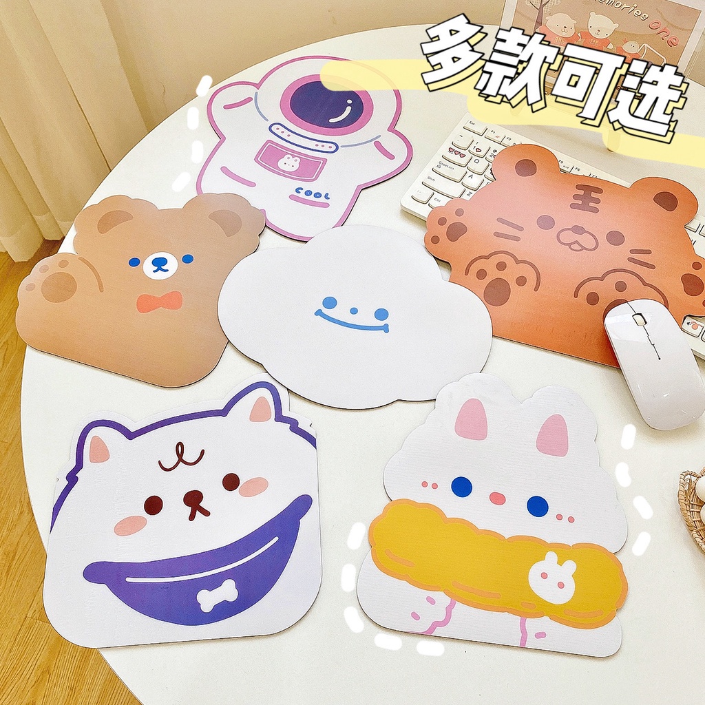 mouse pad Cartoon mouse stand แผ่นรองเม้าส์ ที่วางเม้าส์ลายการ์ตูน แผ่นรองเม้าส์ ที่วางเม้าส์ลายการ์ตูน